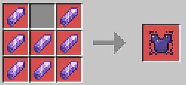 Крафт аметистового нагрудника