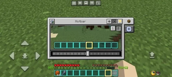 Цветной хотбар