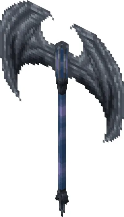 Мощный двусторонний топор