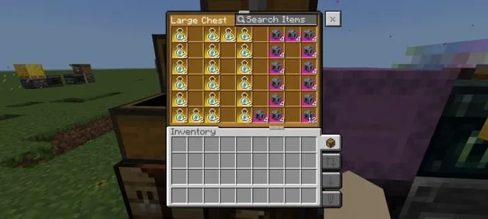 Новый вид интерфейса двойного сундука