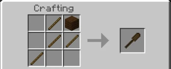 Крафт инструмента для гребли из темного дуба