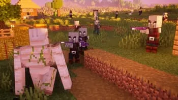 Железный голем атакует мародеров