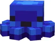 Синий светящийся осьминог