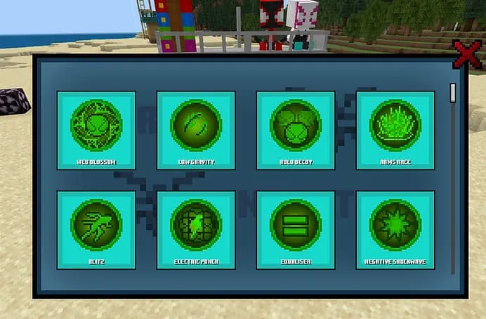 Некоторые виды улучшений Человека-паука