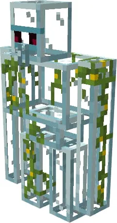 Полностью прозрачный голем из стекла