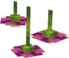 Подвесные светильники в виде розовых цветов