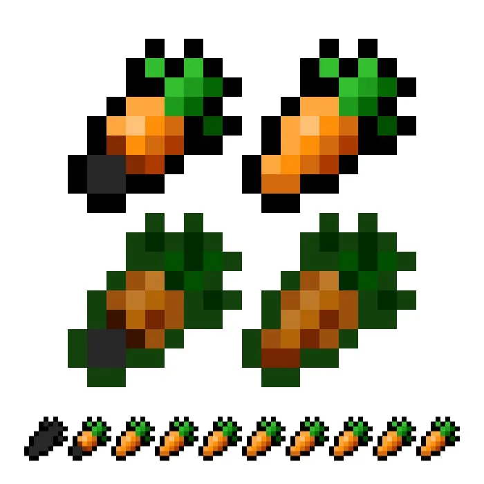 Морковь четырёх видов