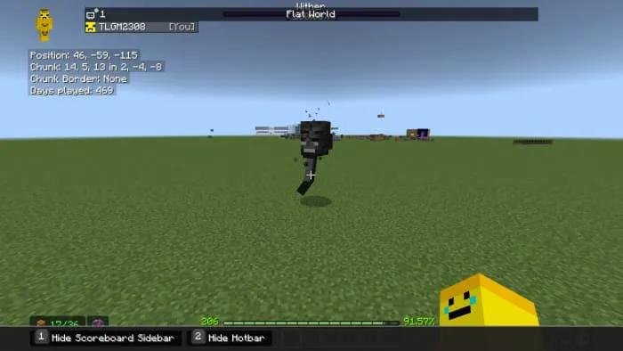 Меню вкладки HUD