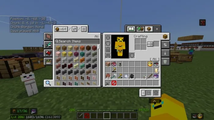 Новый вид инвентаря игрока