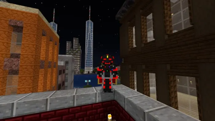 Броня Бесконечного Мстителя на игроке