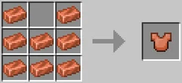 Крафт медного нагрудника