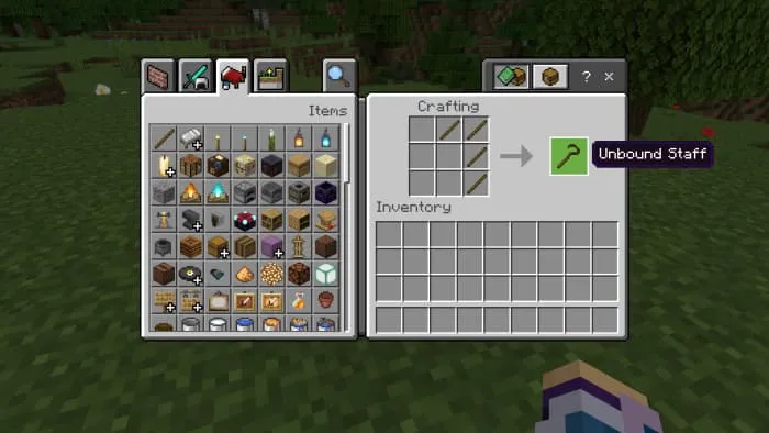 Крафт посоха