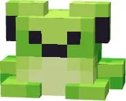 Лаймовая светящийся лягушка