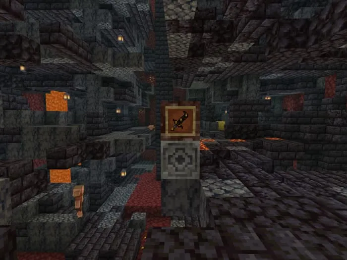 Позолоченный Клинок в рамке