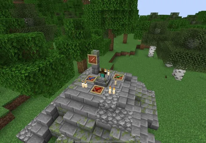 Структура святилища меча