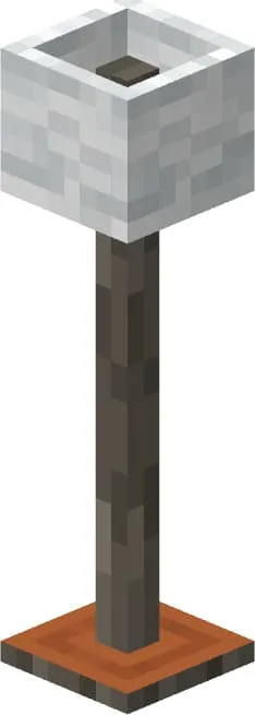 Настольная лампа на высокой ножке