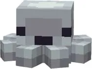 Светло-серый светящийся осьминог