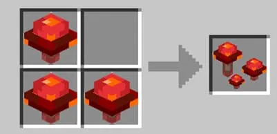 Крафт колонии багровых грибов