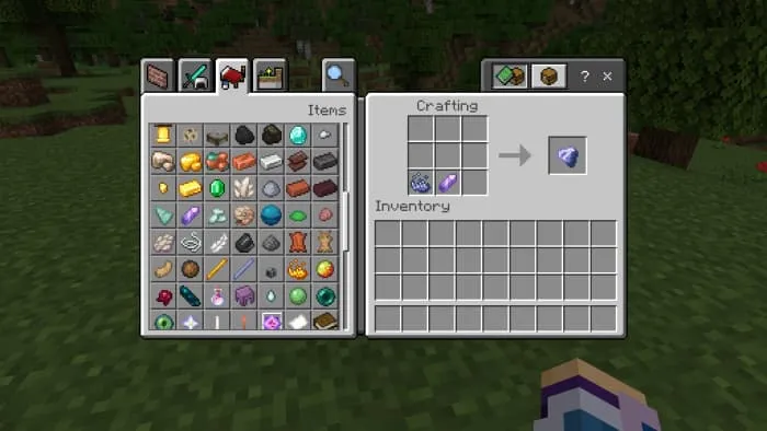 Крафт кристалла тёмного пламени