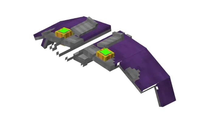 Удивительный планер фиолетового цвета
