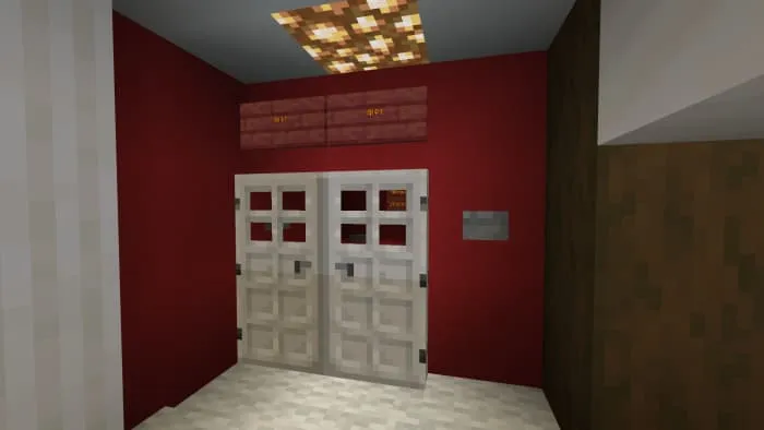 Двери с кнопкой