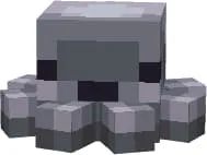 Темно-серый светящийся осьминог