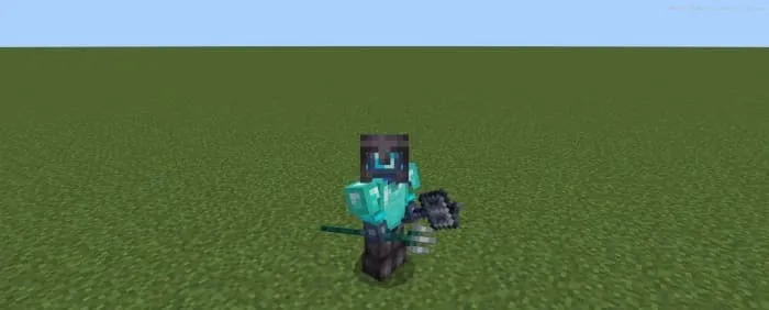 Новый вид трезубца и булавы в руках