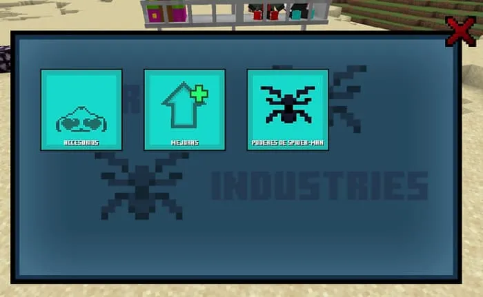 Меню лабораторного верстака в синем цвете