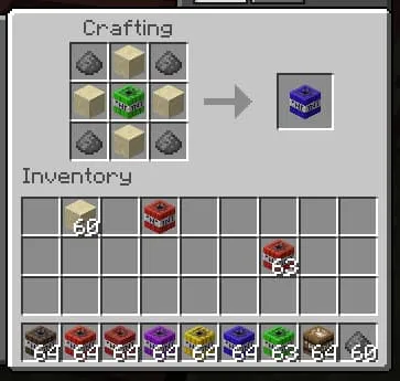 Изготовление синего TNT