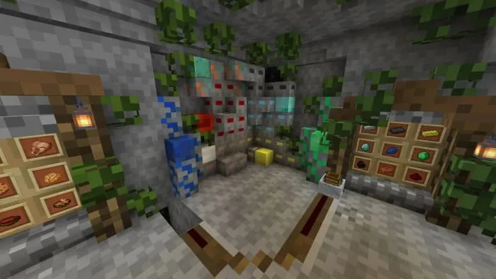 Новые текстуры руд и их сочетание с другими блоками