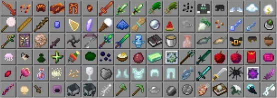 Магические предметы в инвентаре