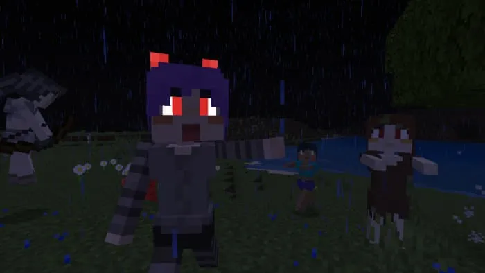 Злые мобы ночью