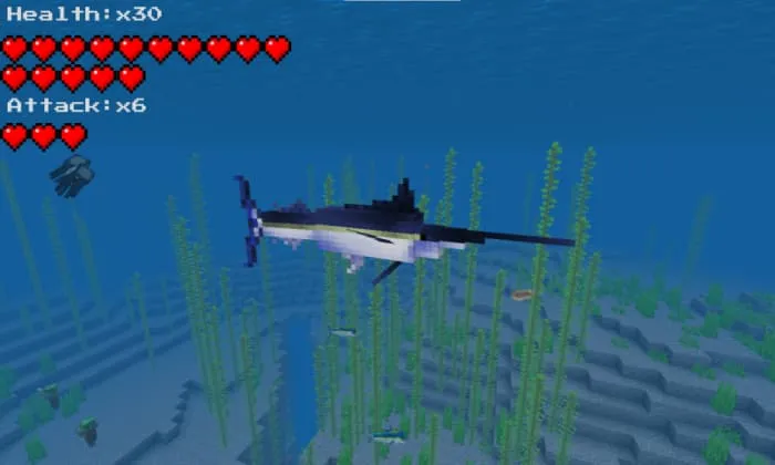 Рыба марлин в океане