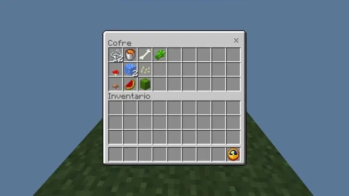 Сундук с разнообразными предметами