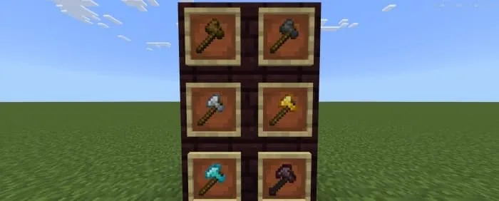 Новый вид топоров в рамках