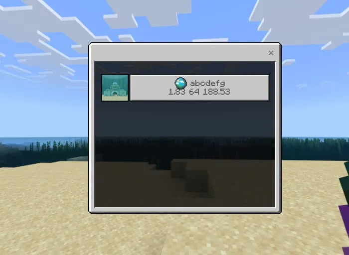 Выбор точки телепортации