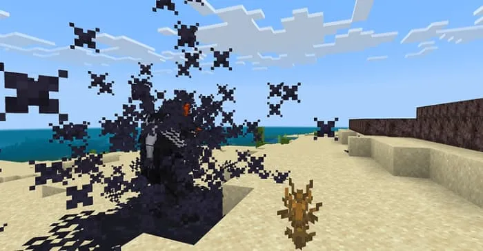 Проявление способностей Венома на пляже