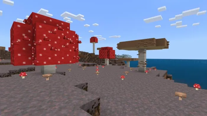 Обновленный грибной остров