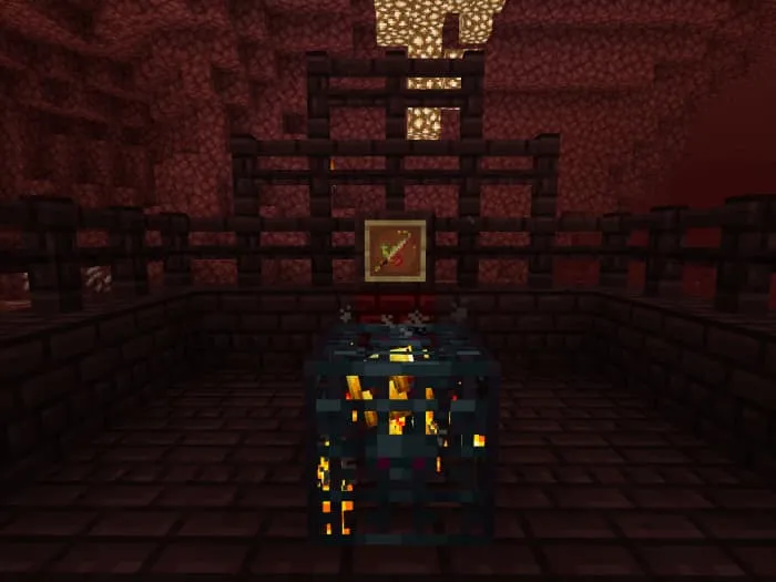 Меч Разрушитель Магмы в рамке