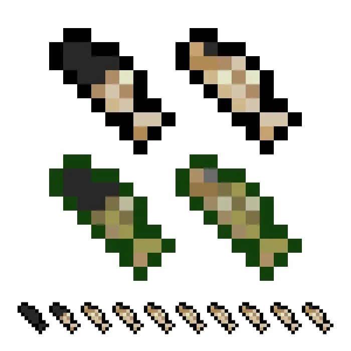 Улучшенные текстуры жаренной трески