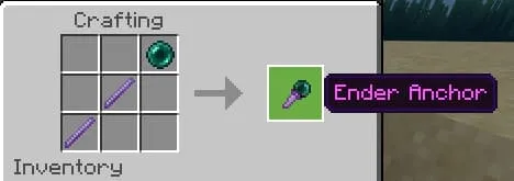 Крафт якоря Эндера