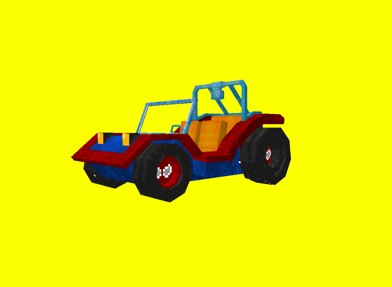 Паук-мобиль, показанный со всех сторон