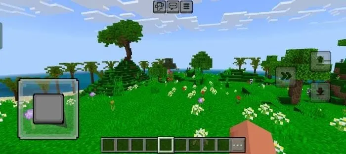 Экран игрока до изменений текстурами