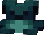 Темная светящийся лягушка