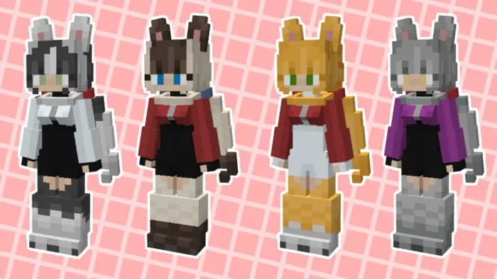 Четыре разновидности девушек-кошек