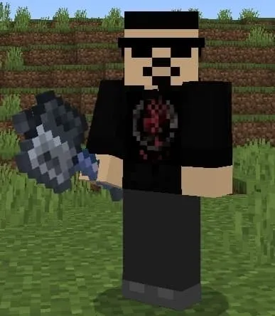 Черная кофта с очками