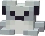 Белая светящийся лягушка