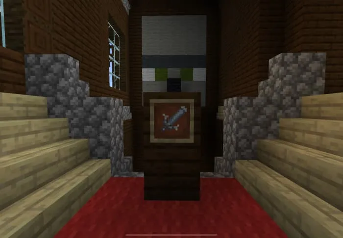 Меч Досадующий в рамке