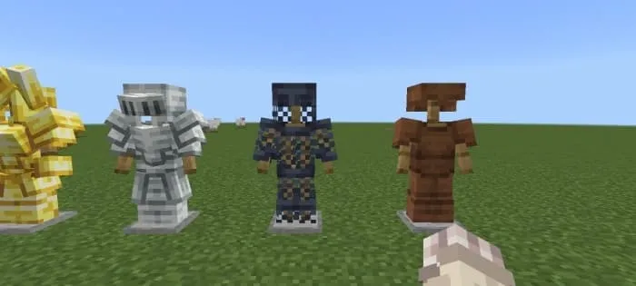 Улучшенный вид некоторых комплектов брони