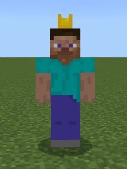 Корона на игроке